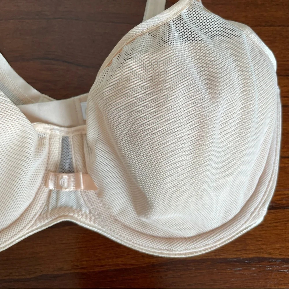 Chantelle Lingerie Aeria Underwire Spacer Bra, Nude Blush, 32D - Picture 4 of 7